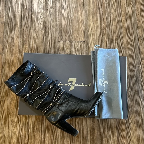 7 For all mankind, slouchy zipper boots - Picture 7 of 7